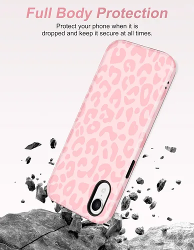 Vista 460 de Jusy Funda compatible con MagSafe con estampado de caparazón de tortuga marrón para iPhone 7/8/SE, cubierta protectora de TPU suave magnética