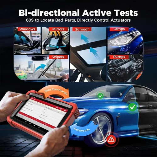 Vista 9 de Launch X431 CRP919XBT Herramienta de escaneo bidireccional inalámbrico con código ECU, 2026 Upgraded of CRP919X, All System Diagnostic OBD2