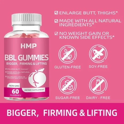 Vista 3 de BBL Gummies - Esculpe tus glúteos y caderas