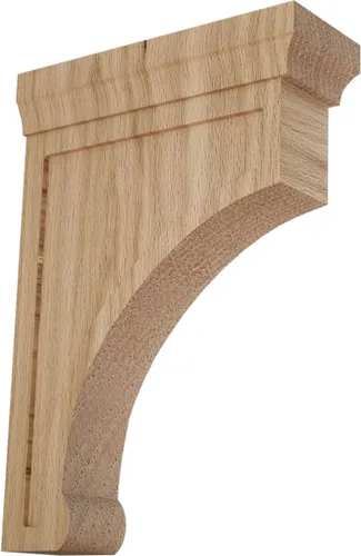 Vista 15 de Ekena Millwork Gomez - Soporte de madera, BKTW02X04X06GORW Madera de caucho.