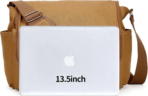 Vista 2 de Sechunk Bolso de mensajero grande de lona Bolso de hombro Bolso cruzado Bolso cruzado