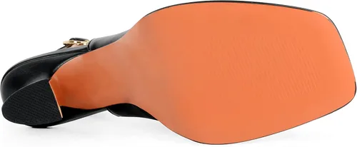 Vista 7 de ANN CREEK Zapatos de tacón alto con plataforma y punta cuadrada para mujer