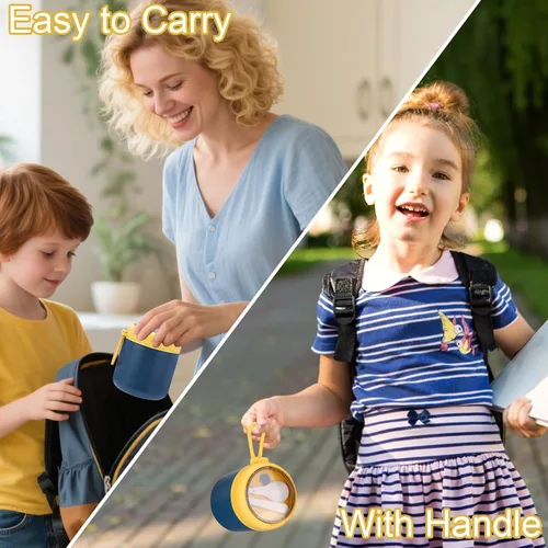 Vista 7 de Juome Termo para Niños de 16 oz para Comida Caliente - Recipiente de Comida con Aislamiento al Vacío, Termo Lonchera de Sopa de Acero Inoxidable