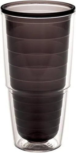 Vista 31 de Tervis Vaso aislado de mesa transparente y colorido fabricado en Estados Unidos con doble pared, taza de viaje que mantiene las bebidas frías