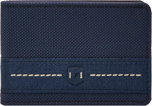 Vista 12 de Fossil Billetera de cuero delgada minimalista plegable con bolsillo frontal para hombres