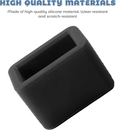 Vista 4 de 2PCS Soportes de Hebilla de Cinturón de Seguridad, Accesorios de Coche Refuerzo de Hebilla de Cinturón de Seguridad de Silicona, Soporte de Cinturón