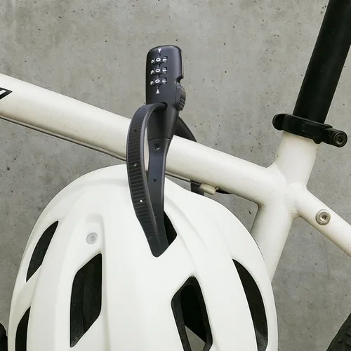 Vista 5 de WARLION Cerradura de Brida con Cremallera - Cerradura de Cable Ajustable de 3 Dígitos, para Portabicicletas, Casco de Motocicleta, Patineta, Esquís