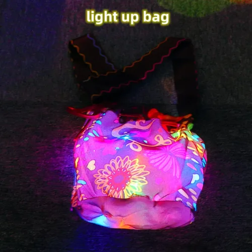 Vista 5 de LETSGLOW Disfraz de princesa para niñas, vestido iluminado para Halloween, carnaval, cosplay, fiesta de cumpleaños