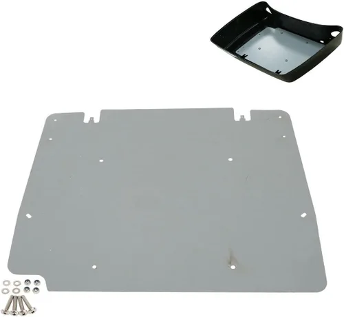 Vista 2 de TCMT Chopped Tour Pack Respaldo de maletero Placa base de montaje para Harley Touring Road Street Electra Glide Road King 2009-2013