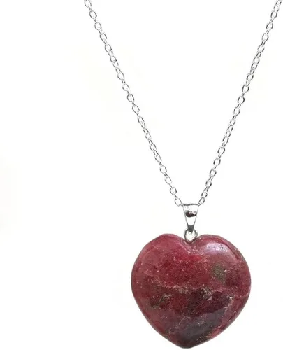 Vista 85 de Gempires Love - Collar con colgante de cristal de corazón para mujer, chapado en plata, cadena ajustable de 18 + 2 pulgadas