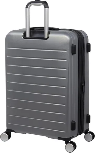 Vista 3 de it luggage Legion 28" Hardside Checked 8 Ruedas Expandibles Spinner, plateado, It Luggage Legion 28" Hardside Checked 8 Ruedas Expandibles Spinner