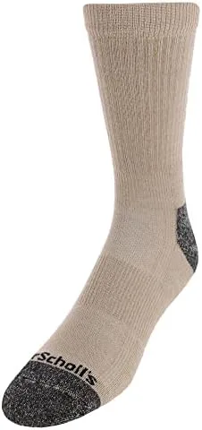 Vista 5 de Dr. Scholl's Calcetines de trabajo de compresión para hombre (paquete de 2 pares)