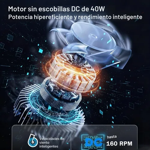 Vista 8 de Ventiladores de techo dorados de 52 pulgadas con luces y control remoto Latón - 52 pulgadas