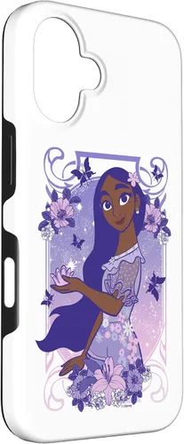 Vista 3 de Funda para iPhone 16 Disney Encanto Isabella Dreamy Floral Retrato