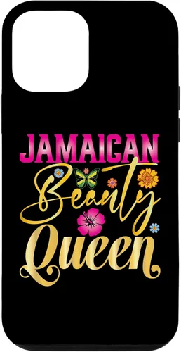 Vista 16 de iPhone 16 Jamaican Beauty Queen Jamaica Flag Jamaica Girl Souvenir Case
