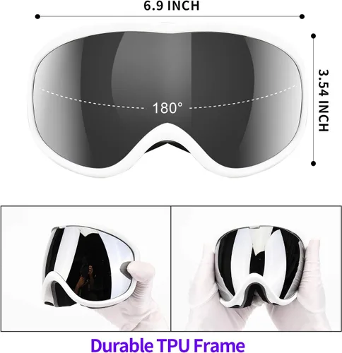 Vista 3 de Supertrip Gafas de esquí de nieve antivaho 100% protección UV gafas de esquí snowboard