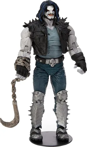 Vista 5 de McFarlane Toys DC Multiverse Lobo (DC Rebirth) Figura de acción de 7 pulgadas con accesorios