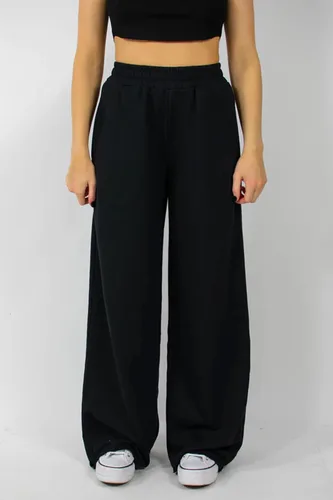 Vista 5 de Winioder Pantalones deportivos de pierna ancha para mujer, elásticos, de cintura alta, holgados, para adolescentes, niñas, pantalones deportivos