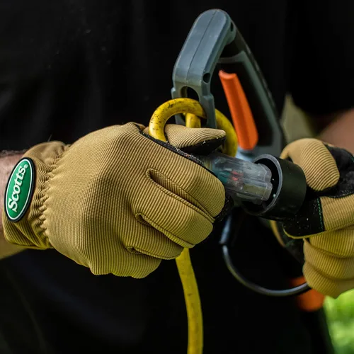 Vista 11 de Scotts Outdoor Power Tools PS45010S - Sierra de poste eléctrica con cable de 10 pulgadas, 8 amperios, cabeza ajustable, barra y cadena Oregon