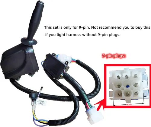 Vista 3 de Dr.Acces Kit de señal de giro para carrito de golf con interruptor de luz de freno de bocina, arnés de cableado de actualización de enchufe de 9