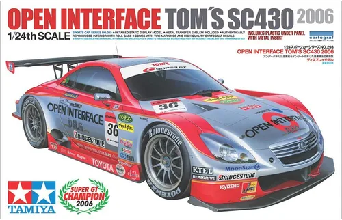 Vista 7 de Interfaz abierta Tom's SC430 Race Car 1/24 Tamiya