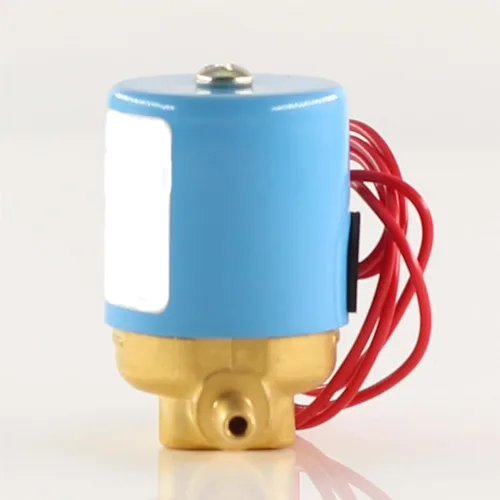 Vista 4 de Dia.5mm pipe plug type miniature normally closed control water, air solenoid valve，VITON sealing material,6~17bar DC 12V 24V 1Pcs(13bar Orifice