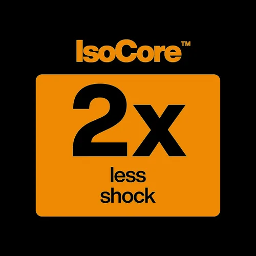 Vista 3 de Pico y azada Pro IsoCore de Fiskars de doble extremo con reducción de golpes, 36 pulgadas. IsoCore Shock Control System Reduces Vibration, Mattock
