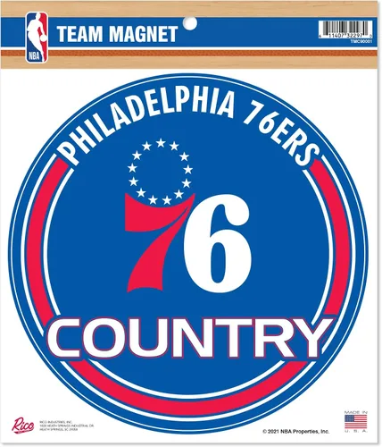 Vista 9 de Rico Industries NBA Basketball 8" Round Magnet