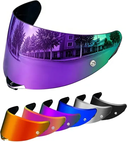 Vista 13 de PSLER Pista GP RR - Visera Pista para casco de motocicleta, repuesto para Pista GPR CORSA-R Pista GPRR RACE 3, color negro
