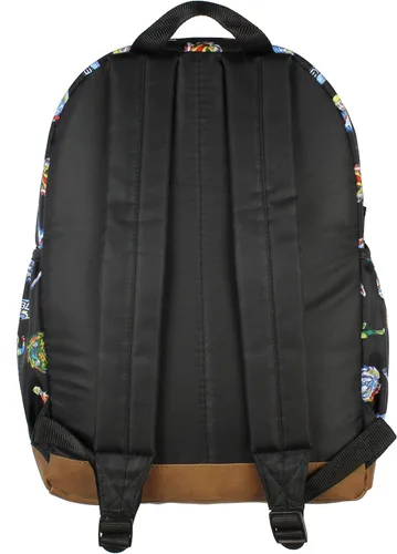 Vista 5 de INTIMO Beyblade Burst Spinner Top Allover Personajes Anime Patrón Escuela Libro Mochila