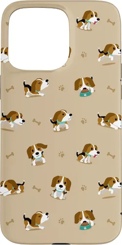 Vista 31 de Funda gráfica para iPhone 16 Dog Beagle Lover Cute Pet Women Girl Beagle