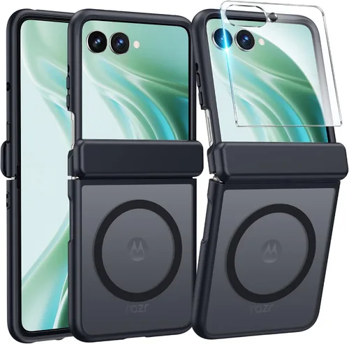 Vista 229 de FNTCASE - Funda para iPhone 16 Pro: magnética, mate, translúcida, de grado militar, protectora contra caídas, resistente, fina, duradera y a prueba