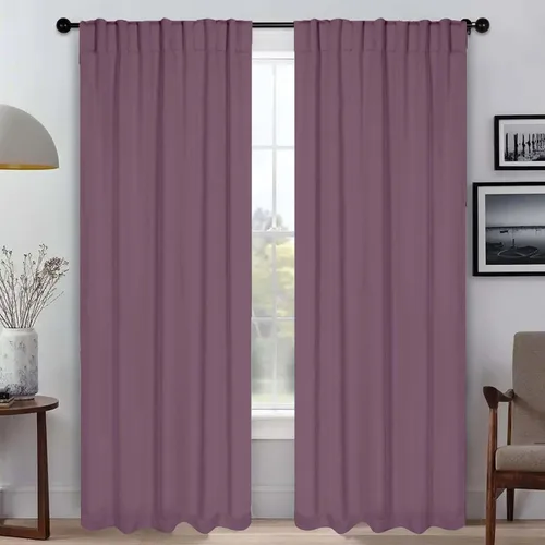 Vista 141 de Superior Cortinas Opacas, Oscurecimiento de Habitación, Dormitorio, Cortinas, Cocina, Acentos de Ventana de Sala de Estar, Bloqueo Solar, Térmico