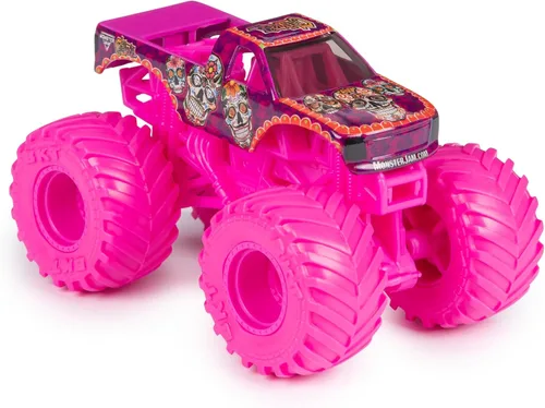 Vista 5 de Monster Jam 2023 Spin Master 1:64 Camión Diecast Series 31 Hyper Fueled Calavera