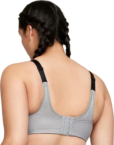 Vista 8 de Glamorise Sujetador deportivo de doble capa con control personalizado para mujer