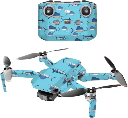 Vista 18 de MightySkins - Compatible con DJI Mini 2 Dron portátil - 90s Fun Funda protectora de vinilo duradera y única Fácil de aplicar, quitar y cambiar