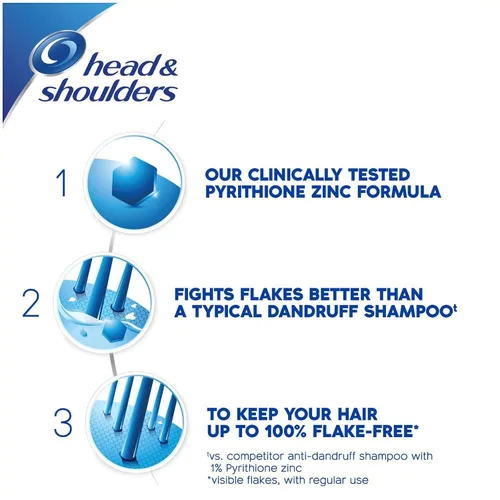 Vista 3 de Head & Shoulders Classic Clean Champú anticaspa 2 en 1 + acondicionador, 32.1 onzas líquidas