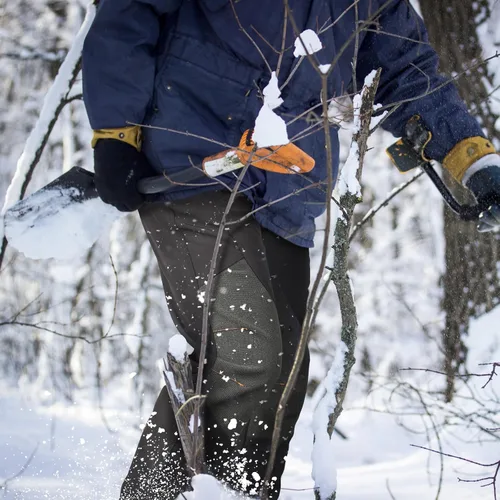 Vista 7 de ROAMIST Pantalones de nieve para hombre, impermeables, resistentes al viento, para invierno, senderismo, esquí, nieve, para hombre, tela duradera