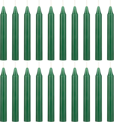 Vista 17 de Mega Candles Mini vela de hechizo con carillón cónico, 20 unidades, 4 x 1/2 Surtido