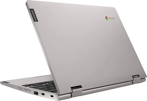 Vista 4 de Lenovo Chromebook C340 2 en 1-11.6" HD Touch - Celeron N4000-4GB - 32GB eMMC - Gris