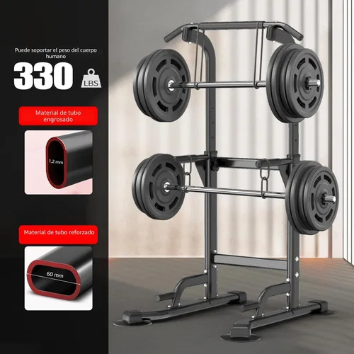Vista 6 de Z ZHICHI Pull-Up Dip Station Pull-Up Chin-Up Weight Capacity 350LBS