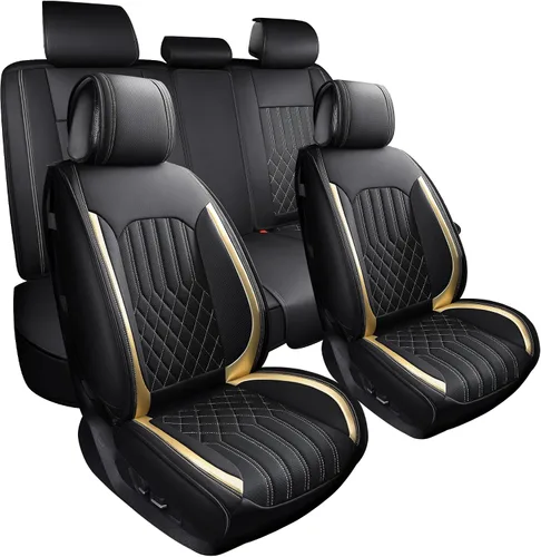 Vista 13 de Tomatoman Fundas de asiento compatibles con Ford Focus Nissan Frontier Pathfinder Mitsubishi Outlander Chevy Equinox Hyundai Elantra Toyota