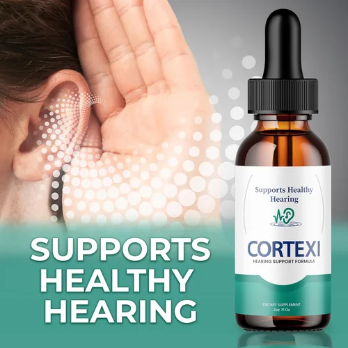Vista 5 de Cortexi - Paquete de 2 gotas para los oídos Cortexi, fórmula oficial, tratamiento de tinnitus Cortexi, gotas de apoyo auditivo Cortexi, para zumbido
