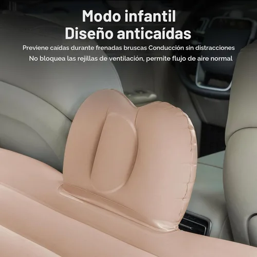 Vista 5 de BEBAS Colchón de aire inflable, cama de viaje, cama de campamento engrosada, almohadilla para dormir con bomba de aire para automóvil, tienda