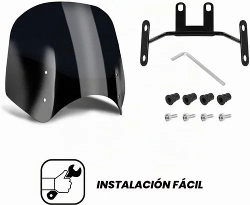 Vista 7 de Spoiler de Parabrisas para Motocicleta Deflector de Viento Deflector de Aire Pantalla para Rebel CMX300 / CMX 500 2017-2025, Deflector de Viento