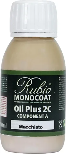 Vista 13 de Rubio Monocoat Muestra de Tinte y Acabado para Madera - Niebla 5% Aceite Plus Parte A Aceite de linaza para madera de secado rápido y ecológico