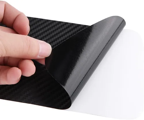 Vista 6 de Keenso - Protector adhesivo para parachoques trasero, protector de parachoques trasero autoadhesivo, tira protectora para umbral de puerta trasera