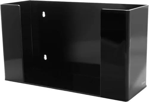 Vista 2 de Kantek Dispensador de toallas de papel acrílico montado en la encimera o en la pared, se adapta a toallas de pliegue C y multipliegue