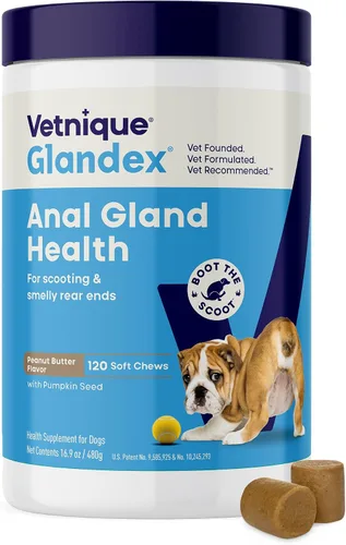 Vista 9 de Vetnique Glandex Advanced Strength - Glándula anal masticable para perros