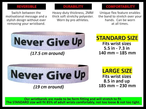 Vista 4 de We Keep You Motivated Pulsera motivacional e inspiradora Pulsera elástica reversible de afirmaciones positivas edificantes Encouragement Focus